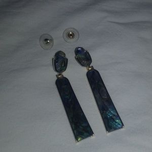 Kendra Scott abalone Carson earrings